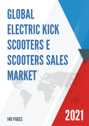 Global Electric Kick Scooters E Scooters Sales Market Report 2021