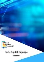 U S Digital Signage Market by Component Hardware Software Service and Connectivity Technology Location Indoor and Outdoor and End User Retail Education Healthcare Corporate Stadiums Government and Others Opportunity Analysis and Industry Forecast 2020 2027