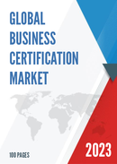 Global Business Certification Market Research Report 2023