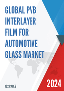 Global PVB Interlayer Film for Automotive Glass Market Research Report 2024