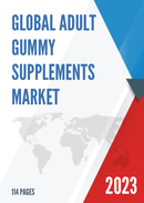 Global Adult Gummy Supplements Market Research Report 2023