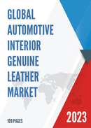Global Automotive Interior Genuine Leather Market Research Report 2023