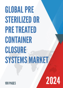 Global Pre sterilized or Pre treated Container Closure Systems Market Research Report 2024