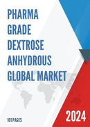 Global Pharma Grade Dextrose Anhydrous Market Research Report 2023