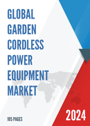 Global Garden Cordless Power Equipment Market Insights Forecast to 2029