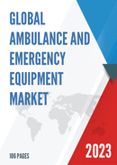 China Ambulance and Emergency Equipment Market Report Forecast 2021 2027
