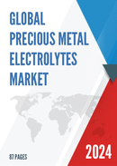 Global Precious Metal Electrolytes Market Research Report 2024