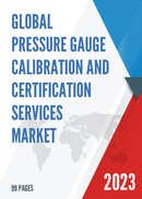 Global Pressure Gauge Calibration and Certification Services Market Research Report 2022