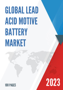 Global Lead Acid Motive Battery Market Insights and Forecast to 2028