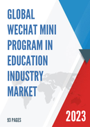 Global WeChat Mini Program in Education Industry Market Research Report 2022
