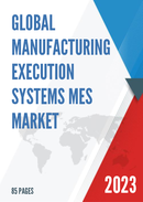 Global Manufacturing Execution Systems MES Market Size Status and Forecast 2021 2027