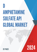 Global D Amphetamine Sulfate API Market Research Report 2022