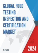 Global and Japan Food Testing Inspection and Certification Market Size Status and Forecast 2021 2027