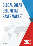Global Solar Cell Metal Paste Market Insights and Forecast to 2028