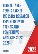 Global Table Tennis Racket Industry Research Report Growth Trends and Competitive Analysis 2022 2028