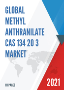 Global Methyl Anthranilate CAS 134 20 3 Market Size Manufacturers Supply Chain Sales Channel and Clients 2021 2027