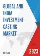 Global and India Investment Casting Market Report Forecast 2023 2029