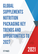 Global Supplements Nutrition Packaging Key Trends and Opportunities to 2027