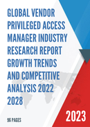 Global Vendor Privileged Access Manager Industry Research Report Growth Trends and Competitive Analysis 2022 2028