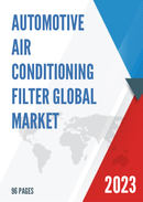 Global Automotive Air Conditioning Filter Market Insights and Forecast to 2028