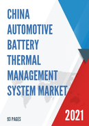 China Automotive Battery Thermal Management System Market Report Forecast 2021 2027