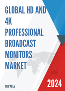 Global HD and 4K Professional Broadcast Monitors Market Research Report 2023