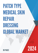 Global Patch Type Medical Skin Repair Dressing Market Research Report 2023