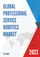 Global Professional Service Robotics Market Size Status and Forecast 2021 2027
