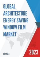 Global Architecture Energy Saving Window Film Market Research Report 2023
