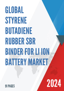 Styrene-Butadiene Rubber (SBR) Binder for Li-ion Battery Market