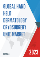 Global Hand Held Dermatology Cryosurgery Unit Market Research Report 2022