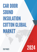 Global Car Door Sound Insulation Cotton Market Research Report 2023