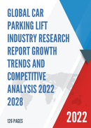 Global Car Parking Lift Industry Research Report Growth Trends and Competitive Analysis 2022 2028