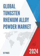 Global Tungsten Rhenium Alloy Powder Market Research Report 2024