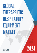 Global Therapeutic Respiratory Equipment Market Research Report 2023