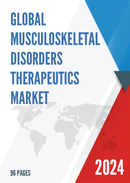 Global Musculoskeletal Disorders Therapeutics Market Insights Forecast to 2029