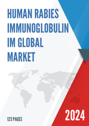 Global Human Rabies Immunoglobulin IM Market Outlook 2022