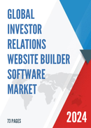 Global Investor Relations Website Builder Software Market Size Status and Forecast 2021 2027