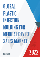 Global Plastic Injection Molding for Medical Device Sales Market Report 2022