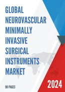 Neurovascular Minimally Invasive Surgical Instruments Global Market Share and Ranking Overall Sales and Demand Forecast 2024 2030