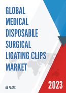 Global Medical Disposable Surgical Ligating Clips Market Research Report 2023