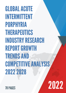 COVID 19 Impact on Acute Intermittent Porphyria Therapeutics Market Global Research Reports 2020 2021