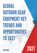 Global Outdoor Gear Equipment Key Trends and Opportunities to 2027