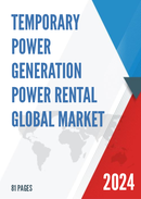 Global Temporary Power Generation Power Rental Market Size Status and Forecast 2022