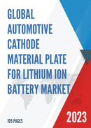 Global Automotive Cathode Material Plate for Lithium Ion Battery Market Insights and Forecast to 2028