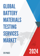 Global Battery Materials Testing Services Market Research Report 2022