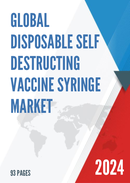 Global Disposable Self destructing Vaccine Syringe Market Research Report 2023