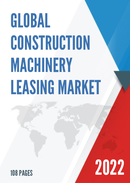 Global Construction Machinery Leasing Market Size Status and Forecast 2022