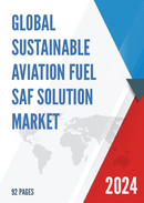 Global Sustainable Aviation Fuel SAF Solution Market Research Report 2022