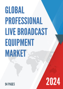 Global Professional Live Broadcast Equipment Market Research Report 2024